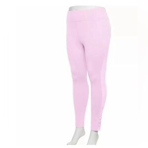 NWT Tek Gear Leggings High Rise Stretch Pockets Mesh 3X